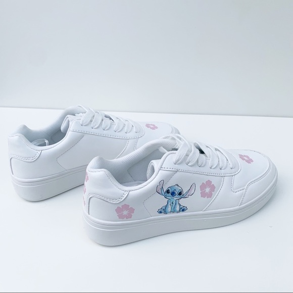 Disney Stitch White Women’s Sneaker - Picture 10 of 12